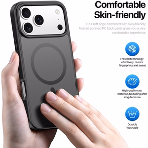DUX DUCIS suojakuori YIND yhteensopiva MagSafe iPhone 17 PRO:lle musta