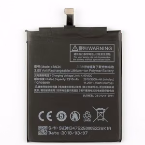 Alkuperäinen akku Xiaomi Redmi 5A 2910mAh BN34
