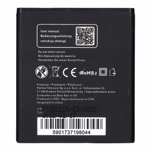 Akku Huawei Y3 / Y300 / Y500 / W1:lle 1600 mAh Blue Star