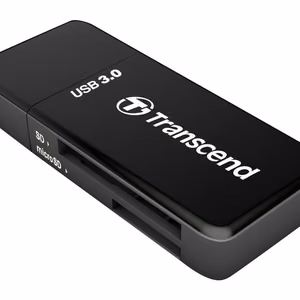 Transcend TS-RDF5K muistikortinlukija USB3, musta