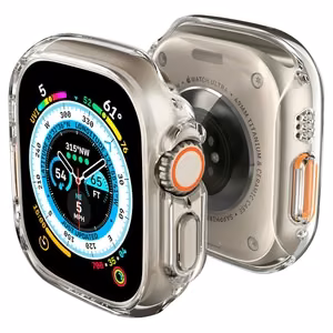 Spigen Thin Fit Suojakuori Apple Watch Ultra 1 / 2 / 3 (49 mm) - Läpinäkyvä