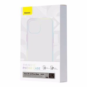 Läpinäkyvä kotelo ja karkaistu lasi setti Baseus Corning iPhone 14 Pro Maxille