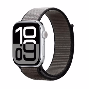 Crong Nylon Apple Watch -urheiluranneke, 44/45/46/49 mm, yönharmaa