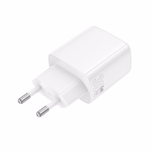 Borofone Wall charger BN29 Fuente - USB + Type C - QC 3.0 PD 30W white