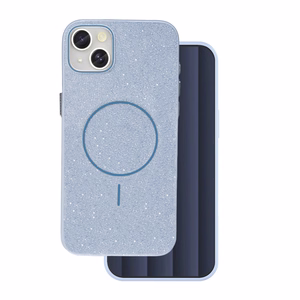 Glitter Thin Mag Suojakuori iPhone 17 Pro 6,3 sininen