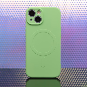 Suojakuori Simple Color Mag iPhone 16e / 17e vaaleanvihreä