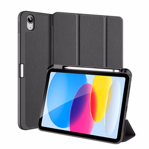 Kotelo Dux Ducis Domo Apple iPad 10.9 2022/iPad 11 2025 musta