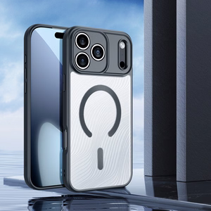 DUX DUCIS AIMO MAG Suojakuori MagSafe-yhteensopiva iPhone 17 Pro Max:lle (avoin rengas) - Musta