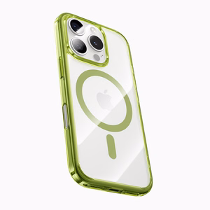 Benks Magnetic Lucent Pro -suojakuori iPhone 16 Prolle vihreä