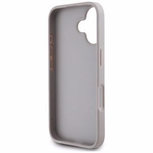 Guess Grained Roses Big 4G Logo Suojakuori iPhone 16:lle - violetti