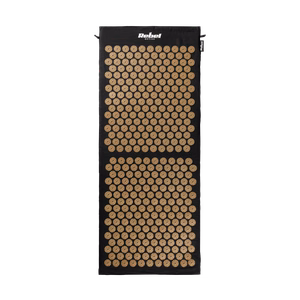 REBEL ACTIVE ECO XL -akupainantamatto tyynyllä, 110 x 42 cm, kullanväriset piikit