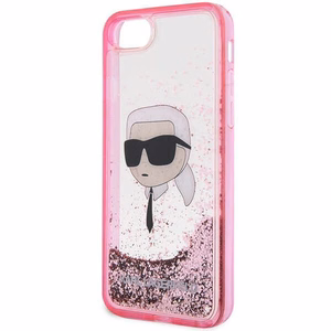 Karl Lagerfeld KLHCI8LNKHCP iPhone 7/8/ SE 2020/2022 pink/pink hardcase Glitter Karl Head