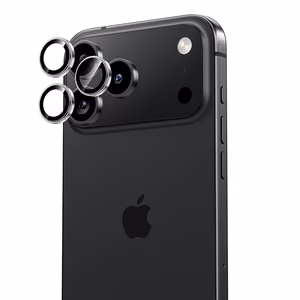 Benks Karkaistu lasi Glass Warrior Metal Lens Protector kameran linssi iPhone 17 Pro/17 Pro Max:lle (3 linssiä) musta