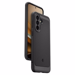 Spigen Rugged Armor -suojakuori Samsung Galaxy A37 5G:lle - musta