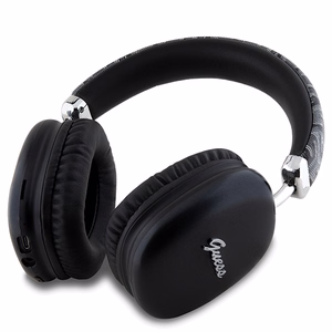 Guess Bluetooth-kuulokkeet GUBHK1GCTCSK GCUBE METALLIC SCRIPT LOGO mustat