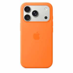 iPhone 17 Pro silikoninen suojakuori MagSafella – oranssi
