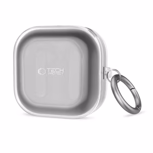 Tech-Protect FlexAir -suojakuori Samsung Galaxy Buds 4 / Buds 4 Pro:lle läpinäkyvä