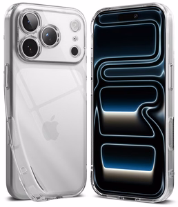 Ringke Air -suojakuori iPhone 18 Pro / 17 Pro -malleille, läpinäkyvä