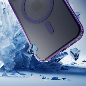 3mk Frosty MagCase violetti suojakuori Apple iPhone 16 Plus:lle - violetti