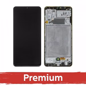 LCD-näyttö Samsung A325 A32 4G:lle musta kehyksellä OEM