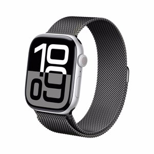 Crong Milano Steel stainless-steel strap for Apple Watch 38 / 40 / 41 / 42 mm, graphite