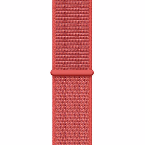 Crong Nylon Apple Watch -urheiluranneke, 38/40/41/42 mm, Red Fusion