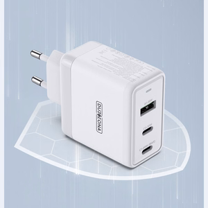 Dux Ducis Duzzona wall charger T1 GaN - USB + 2xType C - PD 65W white