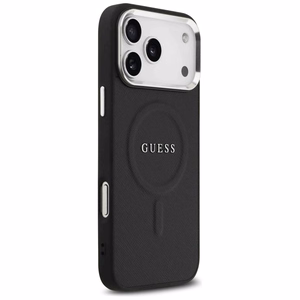 Guess Classic Logo MagSafe Suojakuori iPhone 17 Pro Max:lle - musta