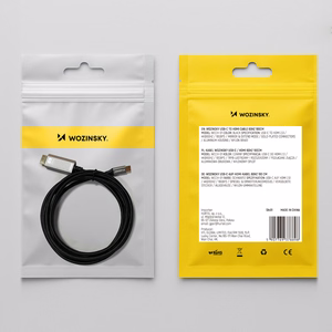 Wozinsky USB-C - HDMI 4K 60Hz Kaapeli 1,8m - Musta