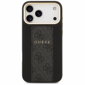 Guess 4G Stripe MagSafe -suojakuori iPhone 17 Pro Max - musta
