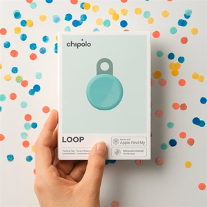 Chipolo LOOP – Ladattava Bluetooth-paikannin silikonilenkillä, iOS- ja Android-laitteille, minttu