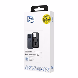 3mk COOLing MagCase suojakuori Apple iPhone 15 Pro Max:lle - musta