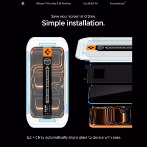 Spigen Glas.tR EZ Fit Karkaistu lasi iPhone 16 Pro Max / 17 Pro Max:lle - 2 kpl