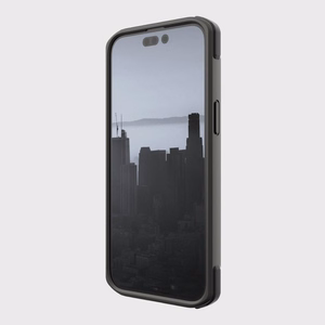 Raptic X-Doria Secure Case iPhone 14 Pro Max MagSafe panssaroitu suojus musta