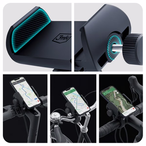 3mk BikeGrip polkupyörän ja potkulaudan puhelinteline – musta