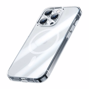 Benks Magnetic Crystal Suojakuori iPhone 15 Plus:lle läpinäkyvä