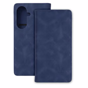 tummansininen Smart Suede -suojakuori Samsung Galaxy A27 5G -laitteelle