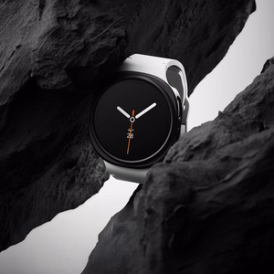 Ringke Slim 2 kpl kuori Samsung Galaxy Watch 8 40mm - läpinäkyvä-mattamusta