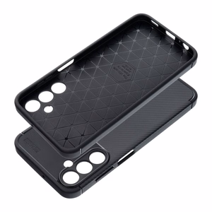 Suojakuori Samsung A15 5G / A15 4G:lle Carbon Premium musta