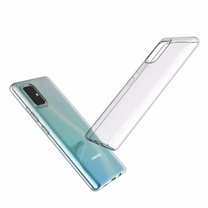 Case for Samsung A71 Clear Case 2 mm Box transparent