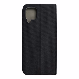 Flip-suojakuori Samsung A12 / M12 Sensitive Book musta