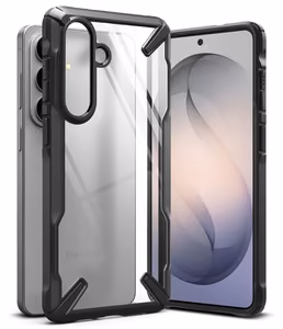 Ringke Fusion X Suojakuori Samsung Galaxy S26+:lle läpinäkyvä musta