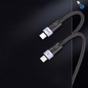 Orico 240W USB-C - USB-C latauskaapeli 1,5 m (musta)