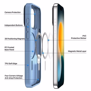 Case Dux Ducis Yind Apple iPhone 17 Pro Max blue