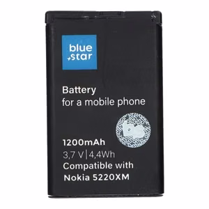 Akku Nokia 5220 XM / 5630 XM / 6303 / 6730 / 3720 / C3 / C5-00 / C6-01:lle 1200 mAh Blue Star Premium