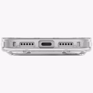 Uniq Heldro Air Magclick Charging -suojakuori iPhone 18 Pro / 17 Pro – läpinäkyvä