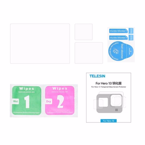Telesin 3-in-1 Tempered Glass for GoPro Hero 13 Black (S6-FLM-07-TGP)