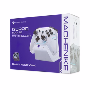 Machenike G5Pro Max Wireless Game Controller with Charging Station - White