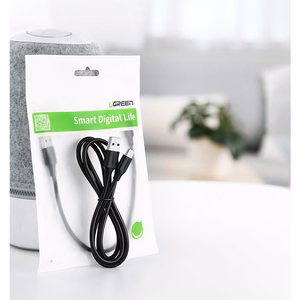 UGREEN US287 60116 USB-A – USB-C Kaapeli 2A 1,0 m, musta