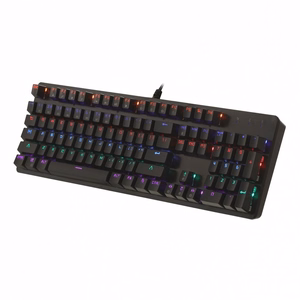 ART langallinen mekaaninen näppäimistö USB A QWERTY LED AK-51 musta